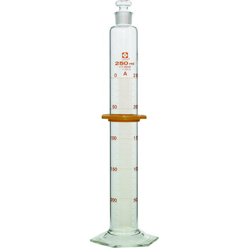 トラスコ中山 SIBATA 有栓メスシリンダー スーパーグレード 250ml（ご注文単位1本）【直送品】