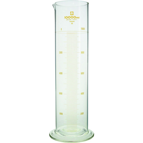 トラスコ中山 SIBATA メスシリンダー カスタムA 10L（ご注文単位1本）【直送品】