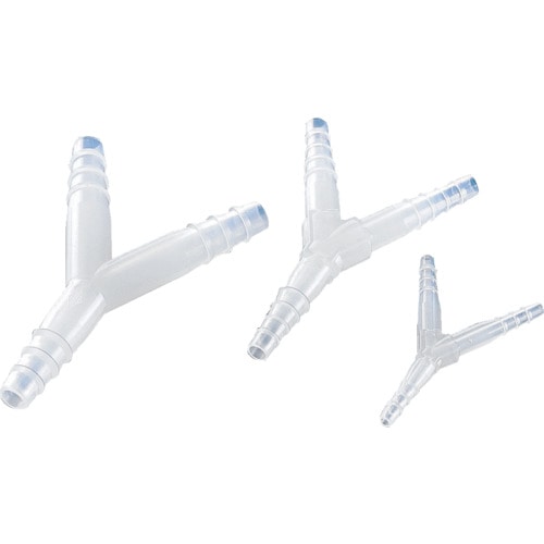 トラスコ中山 サンプラ PPチューブコネクターテーパー Y型 小(ご注文単位1組)【直送品】