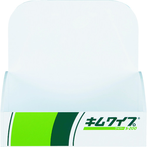 トラスコ中山 クレシア 紙・不織布ウエス キムワイプS-200 専用ディスペンサー 幅126×奥行98×高さ136mm(ご注文単位1台)【直送品】