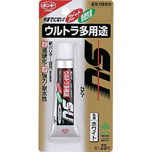 トラスコ中山 コニシ ボンドウルトラ多用途SU 25ml 白(ご注文単位1本)【直送品】