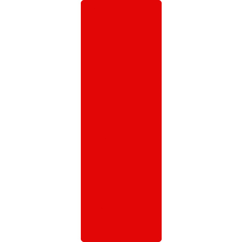 トラスコ中山 緑十字 エンビ無地板 赤 エンビ-22(赤) 360×120×1mm 硬質塩化ビニール(ご注文単位1枚)【直送品】