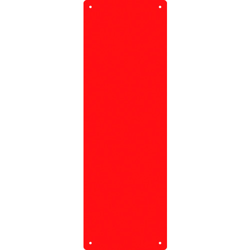 トラスコ中山 緑十字 スチール無地板 赤 スチール-6(赤) 360×120×0.8mm 平板（ご注文単位1枚）【直送品】