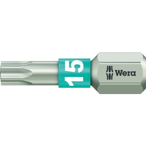 トラスコ中山 Wera 3867/1 ステンレストーションビット トルクス15X25（ご注文単位1本）【直送品】