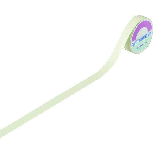 トラスコ中山 緑十字 高輝度蓄光テープ FLA-251(蓄光テープ) 25mm幅×10m 屋内用 PET(ご注文単位1巻)【直送品】