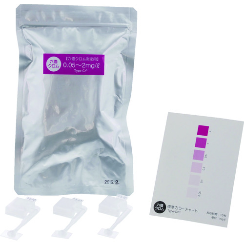 トラスコ中山 SIBATA シンプルパック 六価クロム(ご注文単位1箱)【直送品】