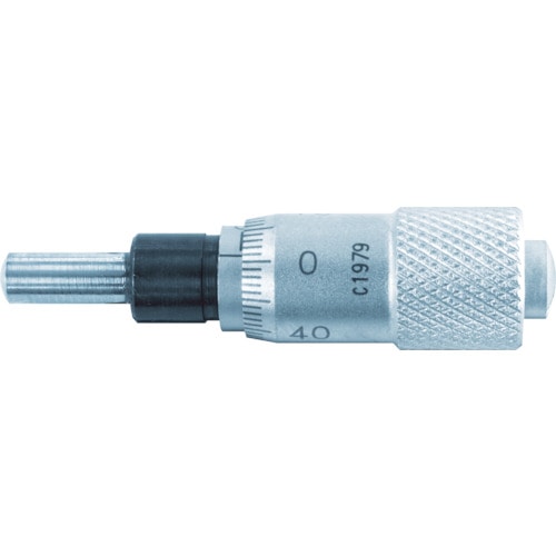 トラスコ中山 SK マイクロメータヘッド 測定範囲0~6.5mm ストレート 377-4619(ご注文単位1台)【直送品】