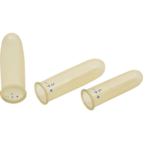 トラスコ中山 ハナキゴム 工業用指サック細長(ご注文単位1箱)【直送品】