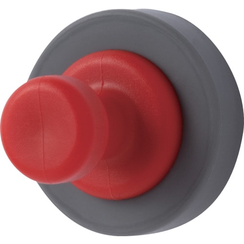 トラスコ中山 マグエバー シリコンマグネット iフック レッド 強力マグネットフック ネオジム磁石(ご注文単位1個)【直送品】