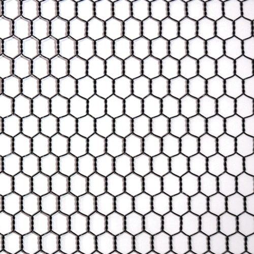 トラスコ中山 ダイドーハント ビニール亀甲金網 線径0.85x目10mm  幅450mm x 長さ1M巻（ご注文単位1巻）【直送品】