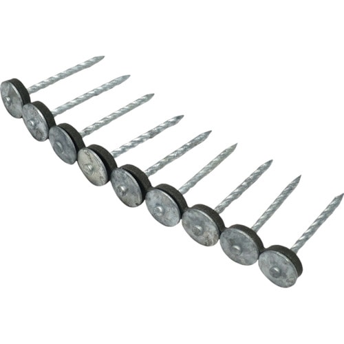 トラスコ中山 ダイドーハント ガルバ波板専用 連結傘釘スクリュー 13X50 10連入り(ご注文単位1袋)【直送品】