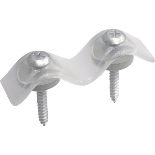 トラスコ中山 ダイドーハント 波板Wロック 4個入 4.2X35mm クリアー(ご注文単位1袋)【直送品】