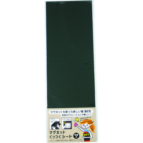 トラスコ中山 ダイドーハント マグネットくっつくシート 100×300 ブラック（ご注文単位1枚）【直送品】