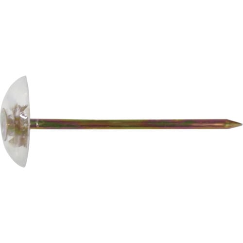 トラスコ中山 ダイドーハント HP 上敷鋲 クリアー 16本入(ご注文単位1パック)【直送品】