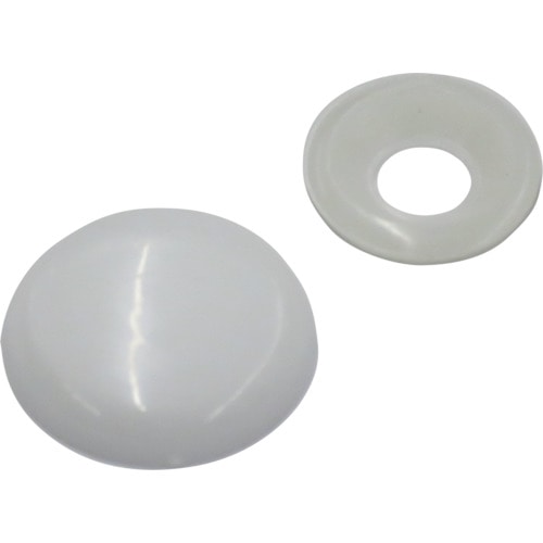 トラスコ中山 ダイドーハント HP ビスキャップ 白 5個入(ご注文単位5パック)【直送品】