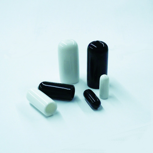 トラスコ中山 ダイドーハント エンドねじキャップ 全ねじ用 黒M6 4個入（ご注文単位1パック）【直送品】