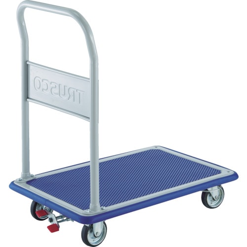 トラスコ中山 TRUSCO プレス製台車 ドンキーカート 折畳 4輪リングストッパー付 856-4186(ご注文単位1台)【直送品】