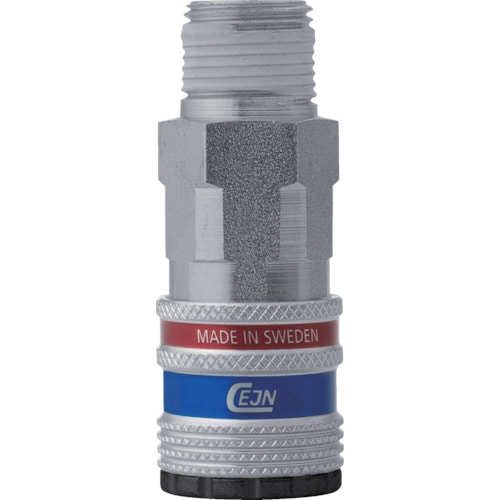 トラスコ中山 セイン シリーズ300 eSafe カップリング オネジ NPT1/4(ご注文単位1個)【直送品】