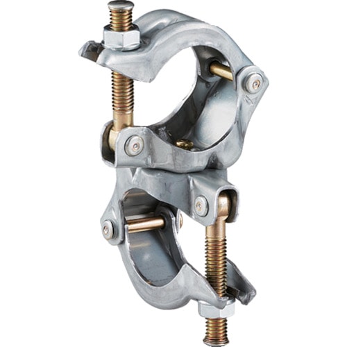 トラスコ中山 KS KSパイプクランプ直交型Φ48.6~Φ42.7兼用(ご注文単位1個)【直送品】