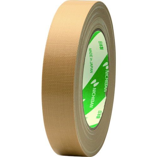 トラスコ中山 ニチバン 養生用布粘着テープ103-25(黄土) 25mm×25m（ご注文単位1巻）【直送品】