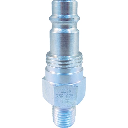 トラスコ中山 セイン スナップ・チェック/358 ワンタッチ検圧ニップル バルブ付き 7/16-20UNF オネジ(ご注文単位1個)【直送品】