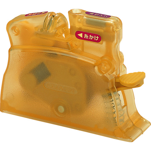 トラスコ中山 クロバー 糸通し デスクスレダー イエロー(ご注文単位1個)【直送品】