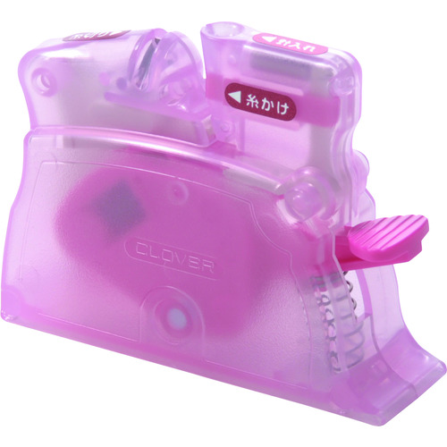 トラスコ中山 クロバー 糸通し デスクスレダー ピンク(ご注文単位1個)【直送品】