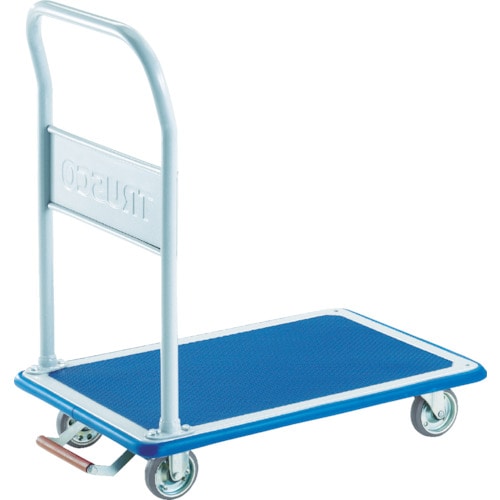 トラスコ中山 TRUSCO プレス製台車 ドンキーカート 固定式740×480 ピン式固定車ストッパー付(ご注文単位1台)【直送品】