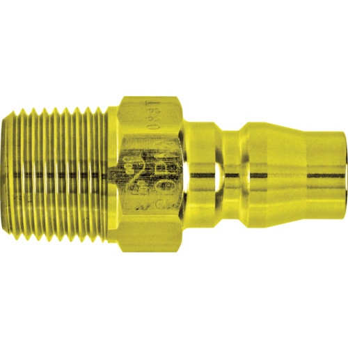 トラスコ中山 日東 真ちゅう製ハイカプラ(めねじ取付用プラグ) 相手側Rc1/8 1.5Mpa(00219)(ご注文単位1個)【直送品】