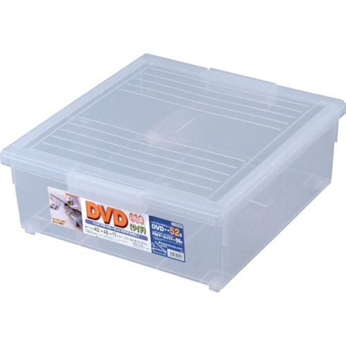 トラスコ中山 TENMA DVDいれと庫 ワイド クリア 425×465×170（ご注文単位1個）【直送品】