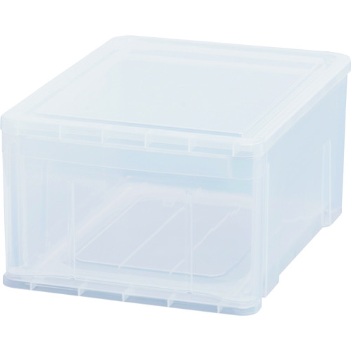 トラスコ中山 TENMA プレクシーケースL オールクリア 320×420×210(ご注文単位1個)【直送品】