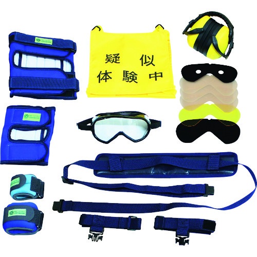 トラスコ中山 sanwa 高齢者疑似体験教材 スタンダードセットPLUS3（ご注文単位1セット）【直送品】