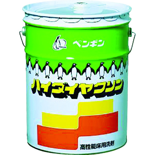 トラスコ中山 ペンギン 床用洗剤 ハイダイヤクリン 18L アルカリ(ご注文単位1個)【直送品】