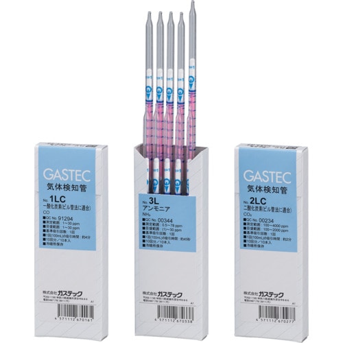 トラスコ中山 ガステック 気体検知管122L トルエン (10本入)（ご注文単位1箱）【直送品】