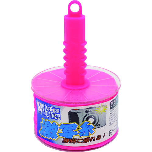 トラスコ中山 たくみ 激写糸 蛍光ピンク(ご注文単位1巻)【直送品】