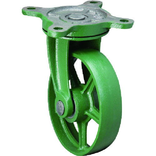 トラスコ中山 東北車輛製造所 標準型自在金具付鉄車輪 125(ご注文単位1個)【直送品】