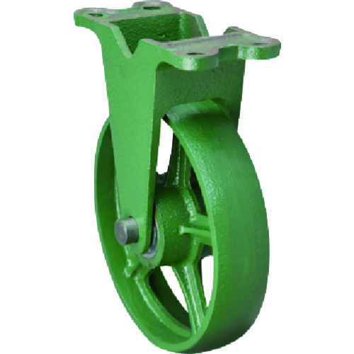 トラスコ中山 東北車輛製造所 標準型固定金具付鉄車輪 125(ご注文単位1個)【直送品】