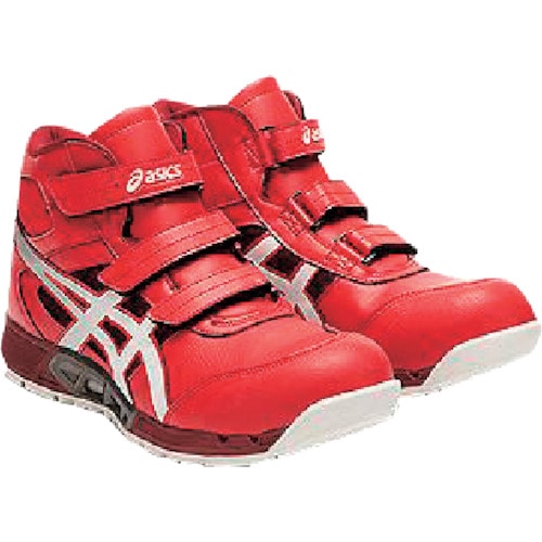 トラスコ中山 アシックス ウィンジョブCP308 AC クラシックレッド×ホワイト 24.5cm(ご注文単位1足)【直送品】