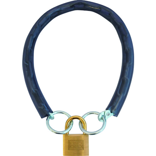 トラスコ中山 SOL 南京錠 チェーン&パドロックシリンダー錠タイプ600mm(ご注文単位1個)【直送品】