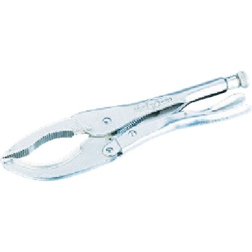 トラスコ中山 KTC グリッププライヤー ロッキングプライヤ大型曲線あご 全長265mm(ご注文単位1個)【直送品】