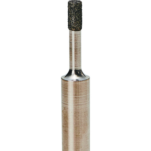 トラスコ中山 ナカニシ 電着ダイヤモンドバー 円筒#100 刃径3×軸径6×50L(ご注文単位1本)【直送品】