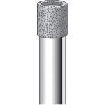 トラスコ中山 ナカニシ 電着ダイヤモンドバー 円筒#100 刃径7×軸径6×50L(ご注文単位1本)【直送品】