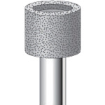 トラスコ中山 ナカニシ 電着ダイヤモンドバー 円筒#100 刃径13×軸径6×60L(ご注文単位1本)【直送品】