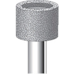 トラスコ中山 ナカニシ 電着ダイヤモンドバー 円筒#100 刃径14×軸径6×80L(ご注文単位1本)【直送品】