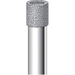 トラスコ中山 ナカニシ 電着ダイヤモンドバー 円筒#100 刃径7×軸径6×87L(ご注文単位1本)【直送品】