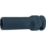 トラスコ中山 コーケン 薄肉インパクトセミディープソケット 対辺8 差込角9.5 全長50(ご注文単位1個)【直送品】