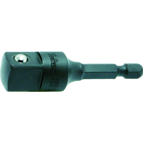 トラスコ中山 コーケン 6.35mm アダプター 全長60mm 凸12.7mm差込(ご注文単位1個)【直送品】