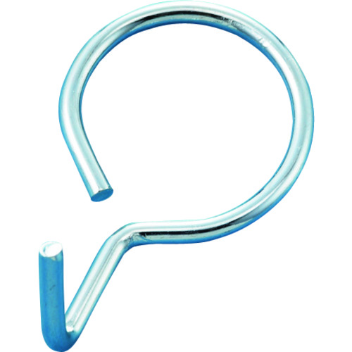 トラスコ中山 緑十字 パイプ用フック 金具11 19mmΦ用 内径21mmΦ 10個組 スチール製(ご注文単位1組)【直送品】