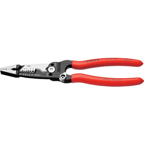 トラスコ中山 KNIPEX 電気技師用多機能ペンチ 337-1078(ご注文単位1個)【直送品】