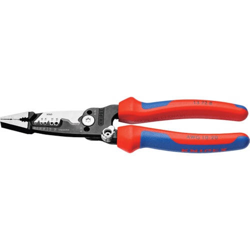 トラスコ中山 KNIPEX 電気技師用多機能ペンチ 337-1079(ご注文単位1個)【直送品】